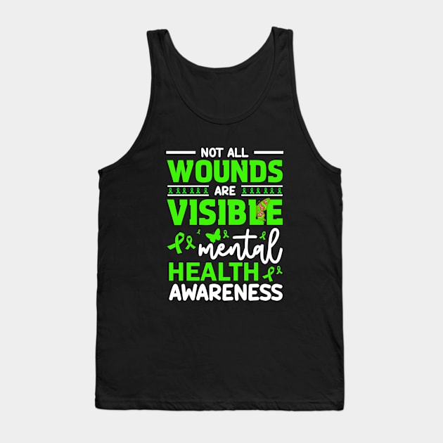 Mental Health Matters End The Stigma Psychology Therapy Tank Top by woormle